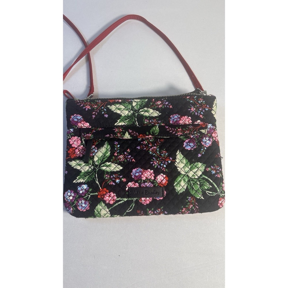Vera Bradley Winter Berry Custom Two Iconic Crossbody Bags Wristlet 3-Way RDID - Picture 4 of 10